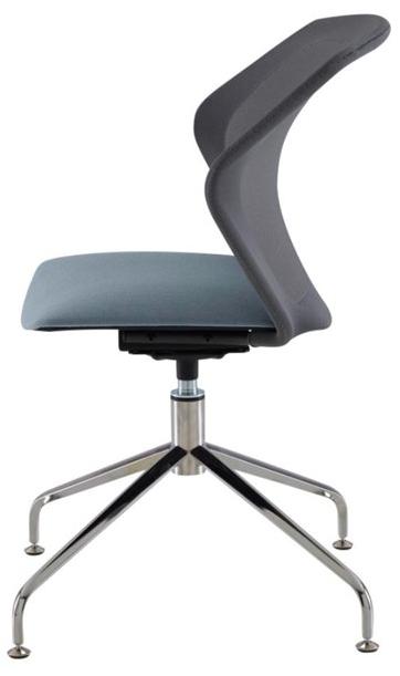 Ligne Roset Вращающееся кресло из ткани с 4 спицами и встроенной подушкой Piccione 10261462 - Вид №2