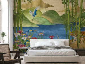 Нетканые рулонные гипсовые обои