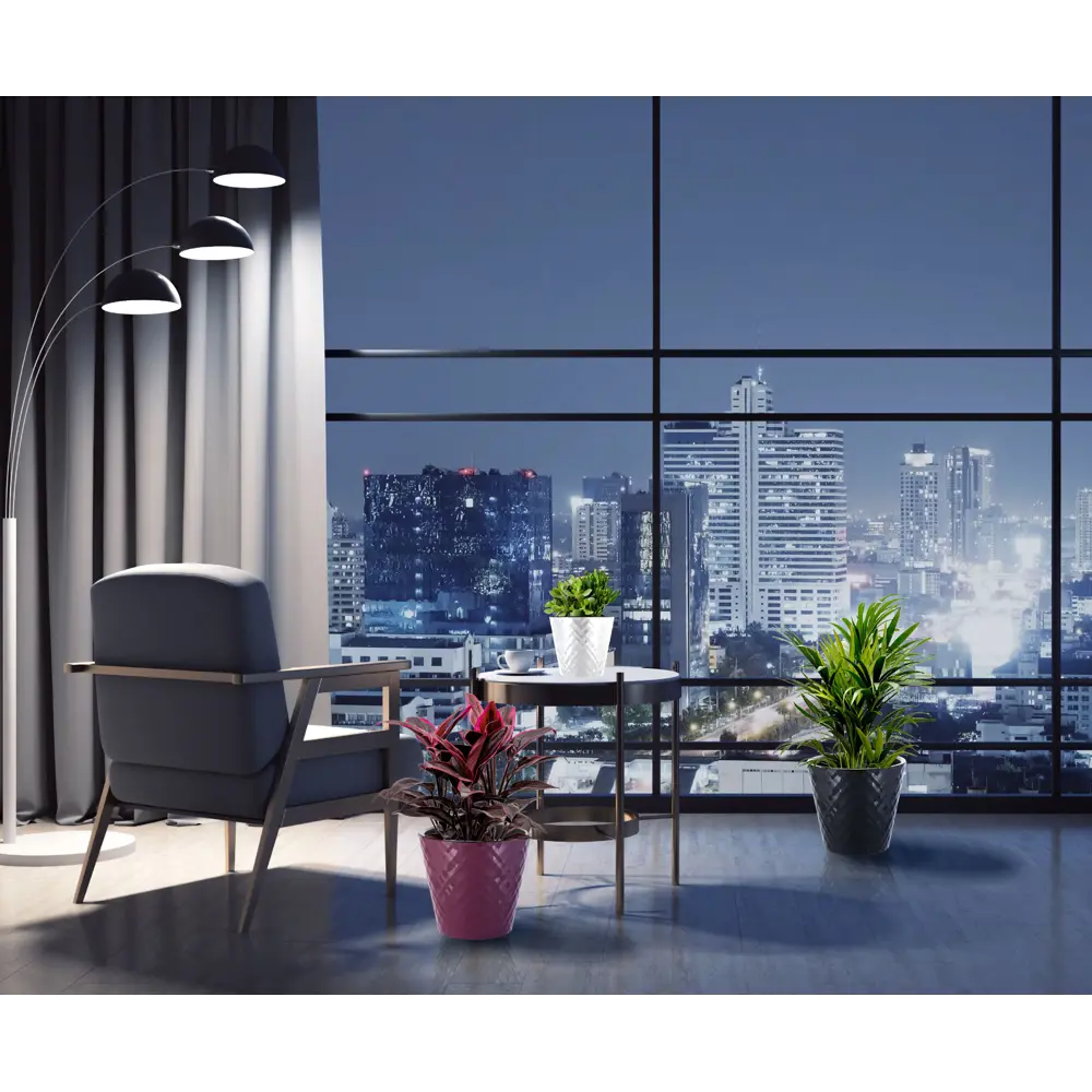 Горшок цветочный Ingreen Manhattan ø28 см h25.3 см v11 л пластик оникс 89356149 STLM-2187298 - Вид №4