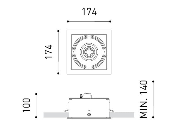 Алюминиевый светодиодный светильник Arkoslight Orbital ARCH-00065147 - Вид №5