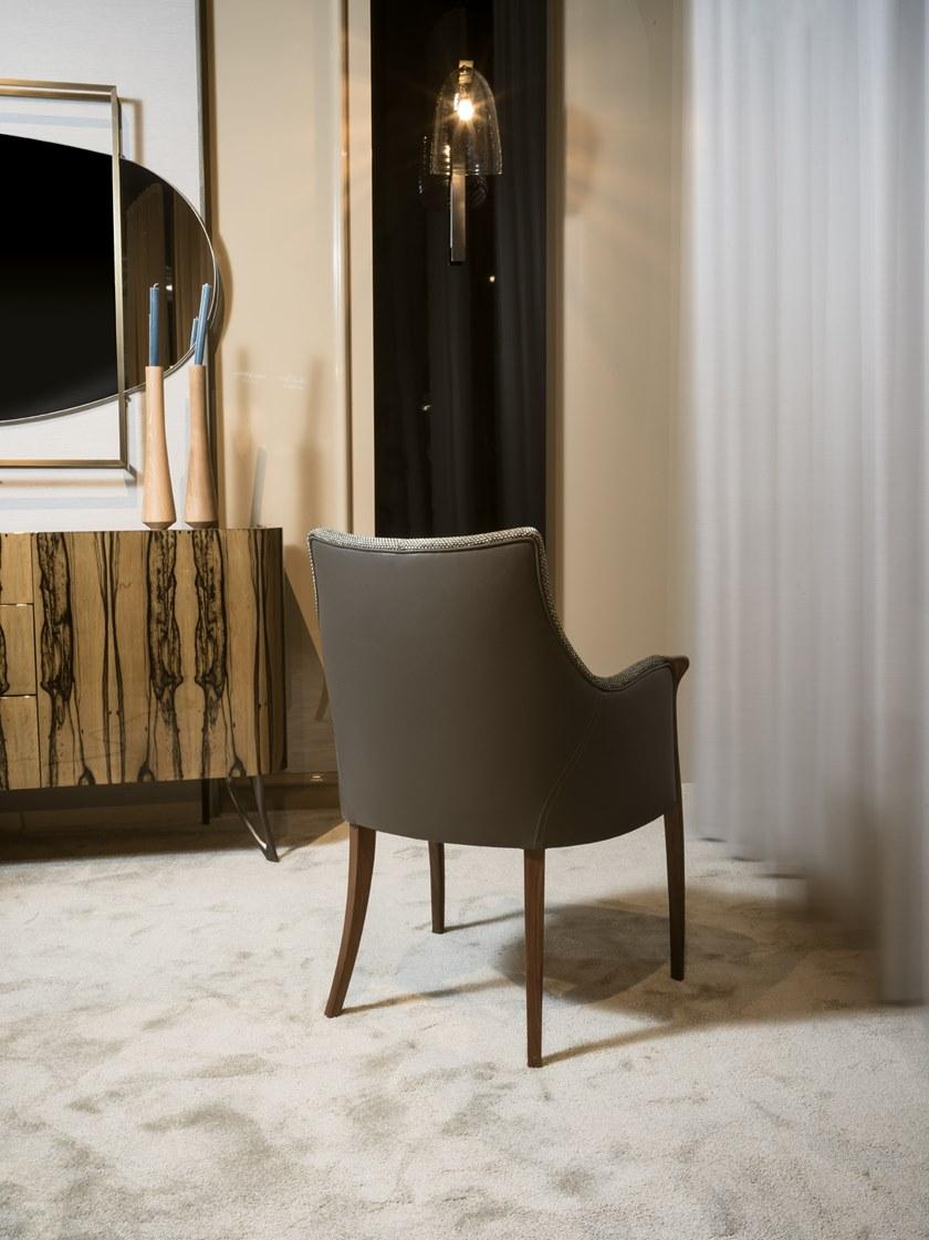 Bellotti Ezio Мягкое кресло из ткани и кожи с подлокотниками Gea 2018-58 - Вид №2