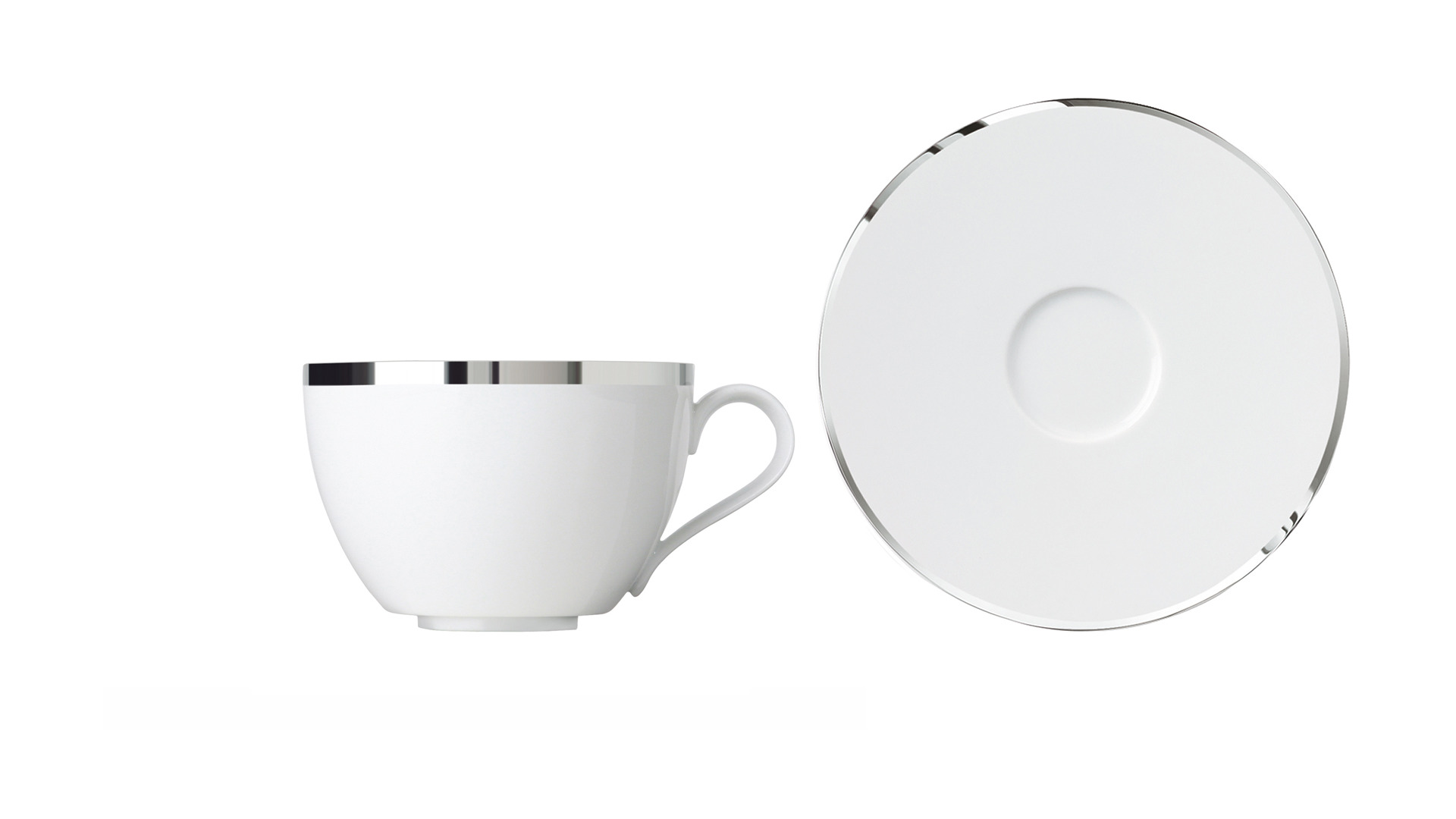 10645953 Sieger by Furstenberg Набор чашек для капучино закругл. с блюдцем Sieger by Furstenberg "Мой фарфор! Сокровище" 260мл, 2шт Фарфор  - Вид №1