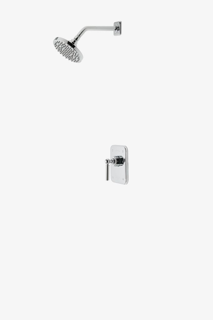 LDSP03 Душевая система Ludlow с балансировкой давления и 6-дюймовой лейкой для дождя Waterworks 