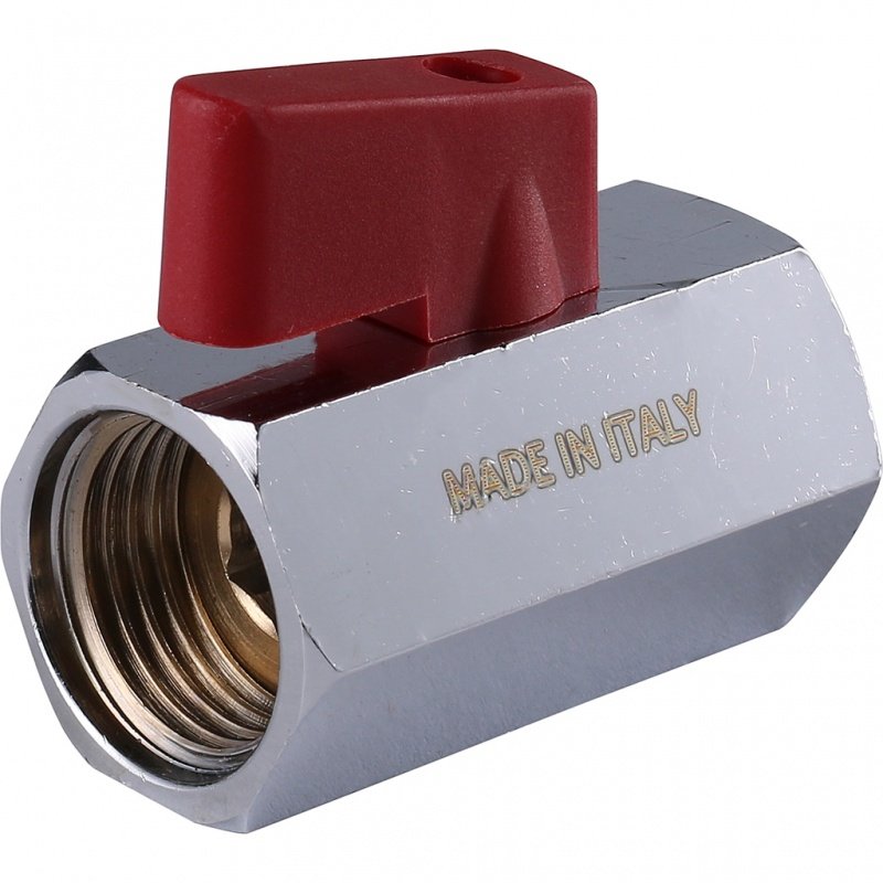 Кран шаровый STOUT ВВ Mini 1/2" стандартный проход, флажок SVB0021000015 - Вид №1