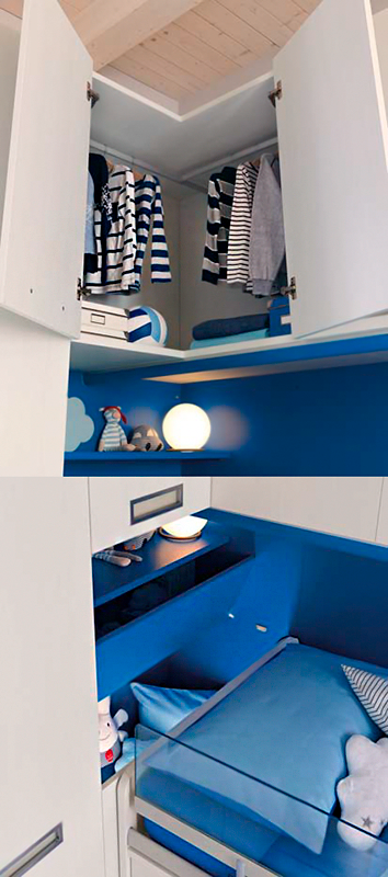 Детская из модулей  MORETTI  COMPACT KC405  - Вид №4