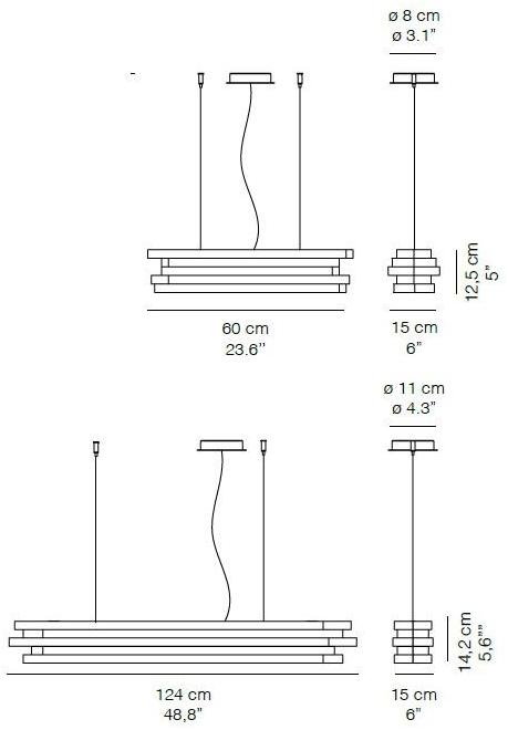Quadrifoglio Светодиодный подвесной светильник из алюминия Escape sun-id-1437651 - Вид №2