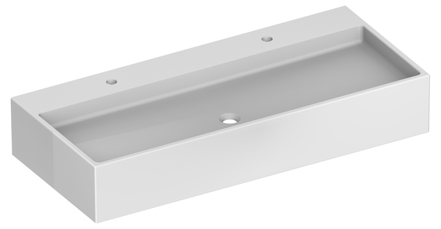 39082311202 Двойной керамический умывальник KEUCO Edition 90 - Вид №1