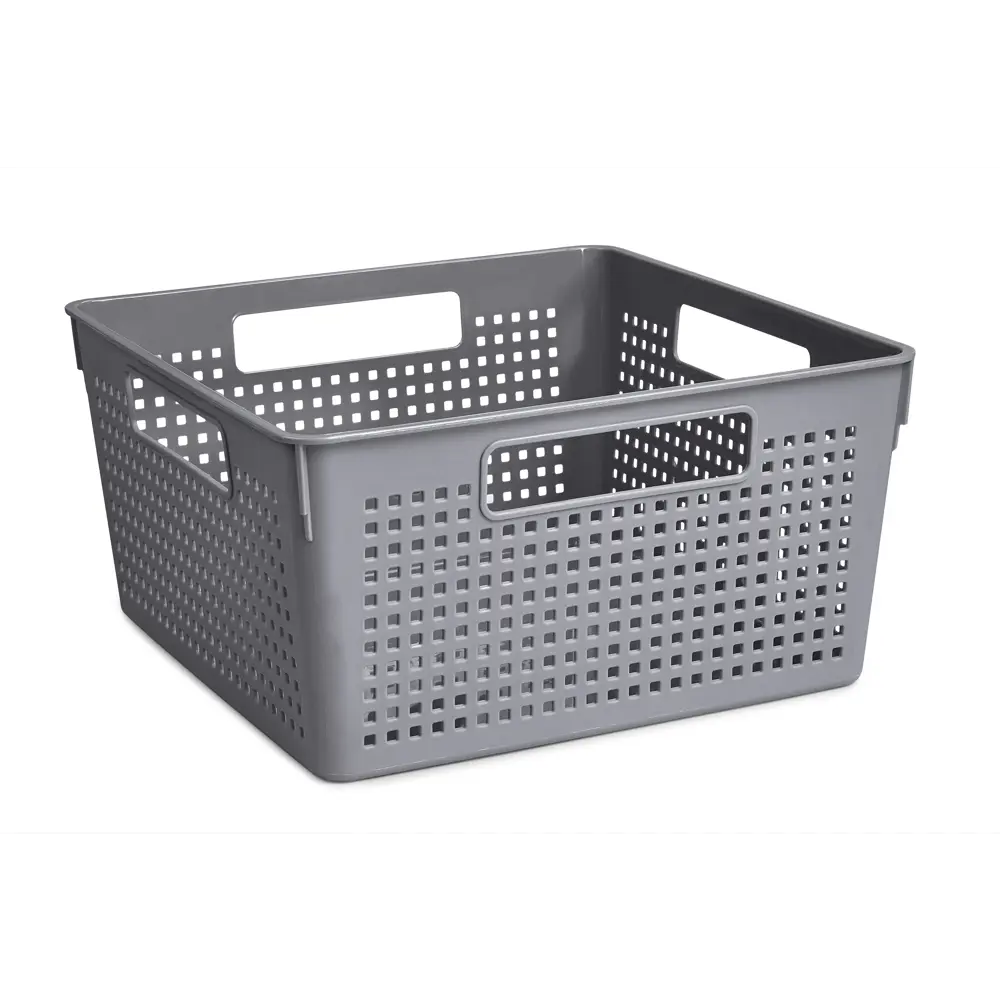 Santreyd — Квадратная коробка для хранения с крышкой, серый 84498339 STLM-0050639 - Вид №1