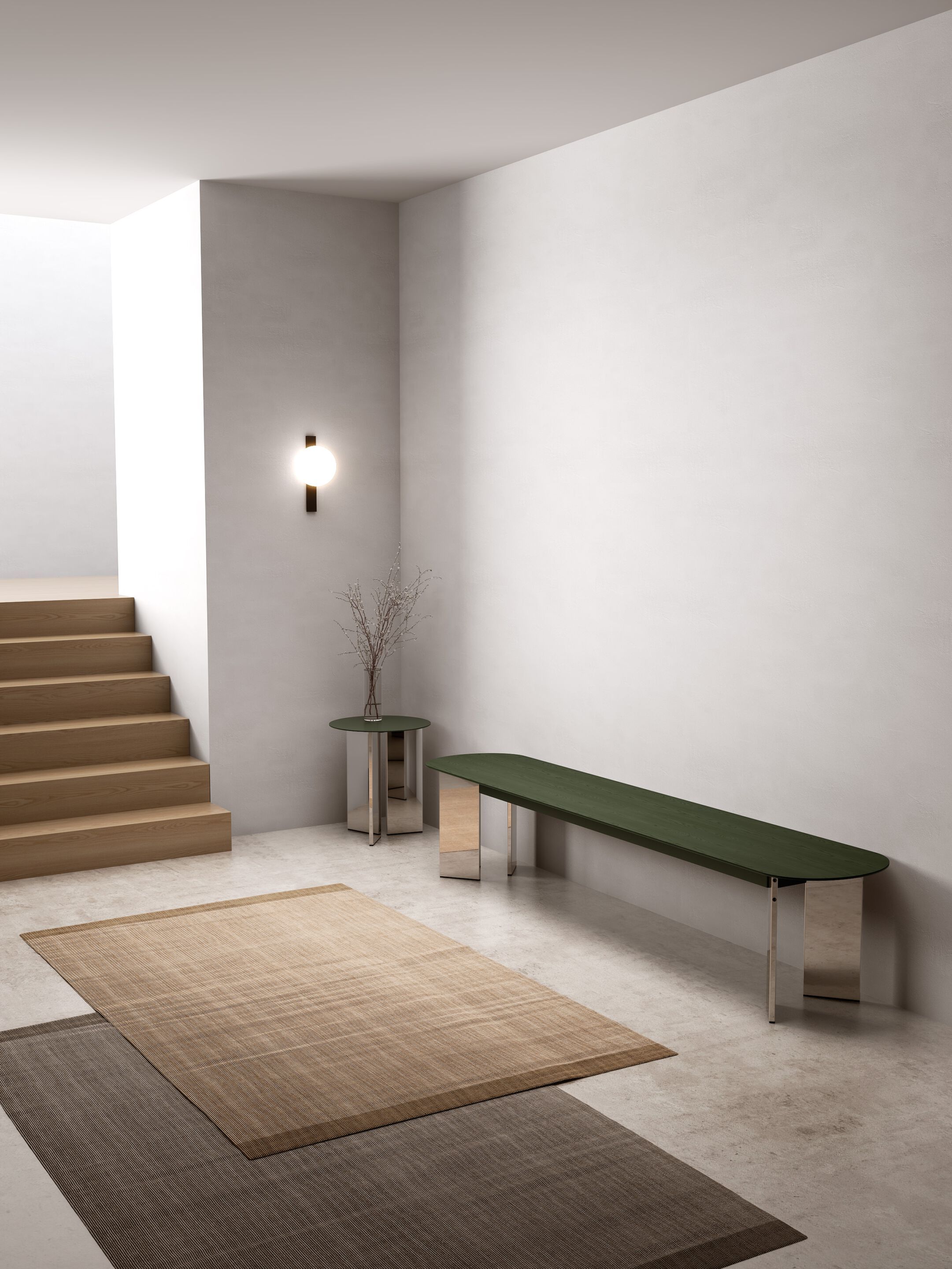 Алюминиевая скамья Systemtronic Croma ARCH-00073299 - Вид №2