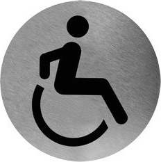 PS0004CS Адаптированный знак туалета mediclinics 