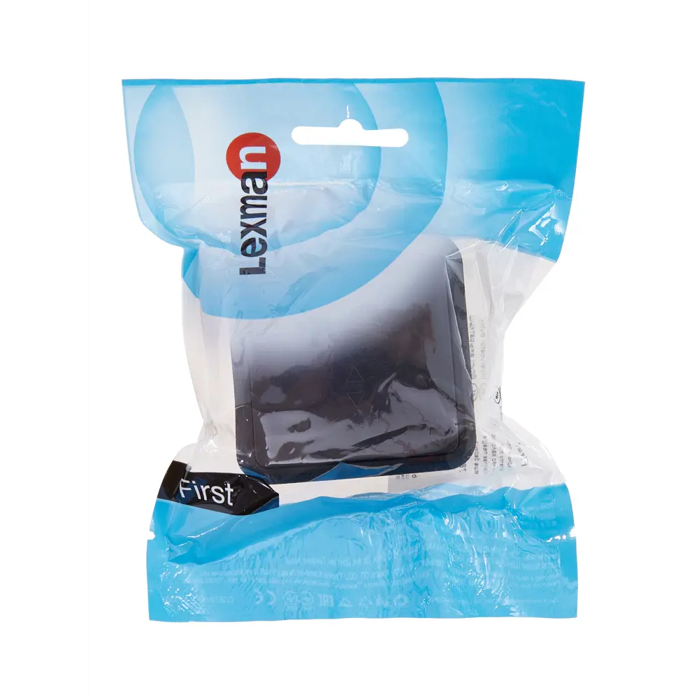 Проходной выключатель LEXMAN First — черный матовый, 1 клавиша 88780876 First 1 STLM-1108701 - Вид №4