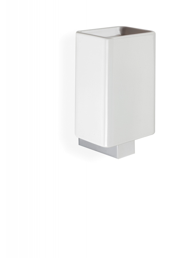 GE10(16) Stil Haus Gea, настенный керамический стакан, цвет золото - белая керамика