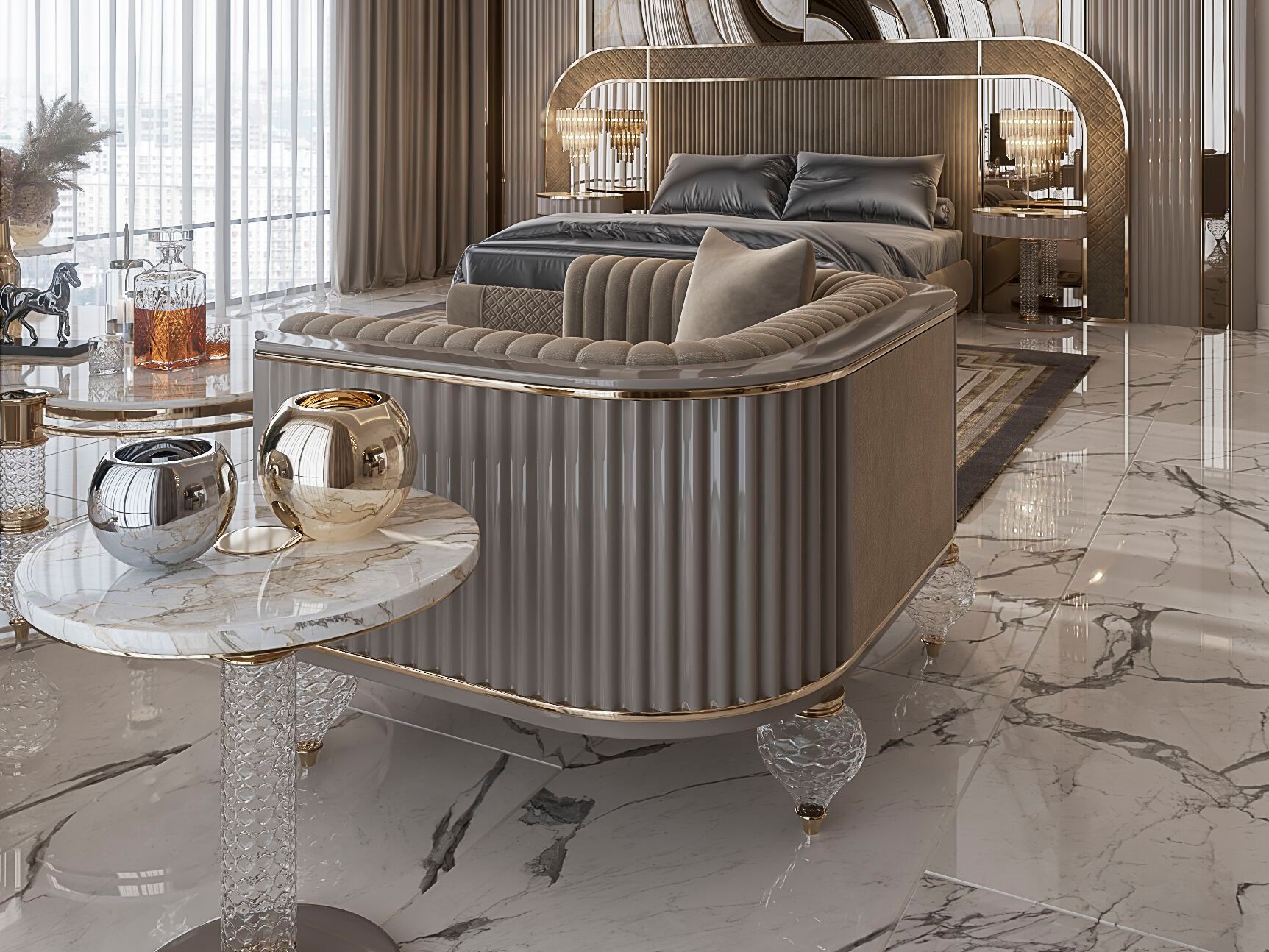 Тканевое кресло с подлокотниками Zebrano Velovis ARCH-00066196 - Вид №1