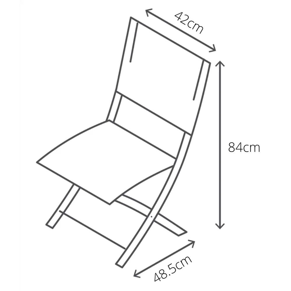 Стул Naterial Emys Origami складной 52х42х83 см сталь желтый 81956390 STLM-2107550  - Вид №7
