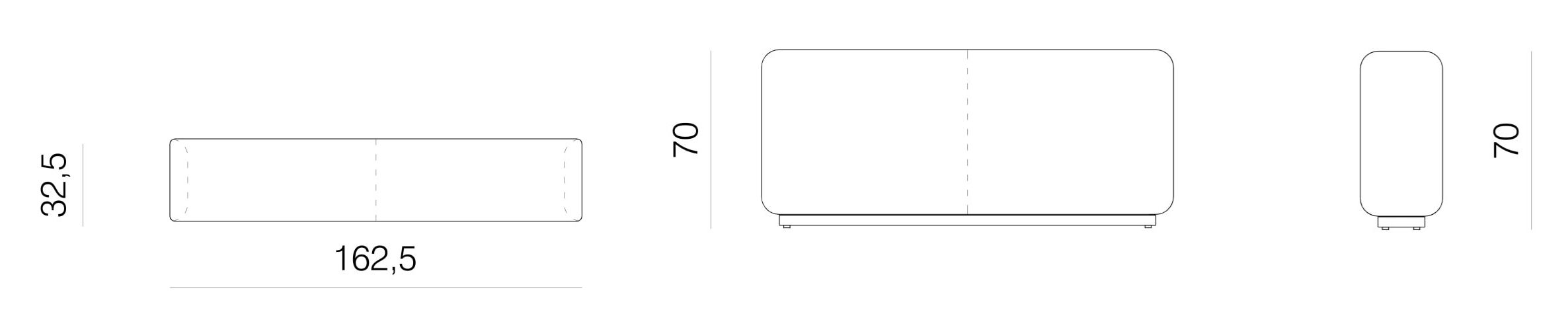 Угловой диван из ткани с полуостровом prostoria Klaster ARCH-00013192 - Вид №2