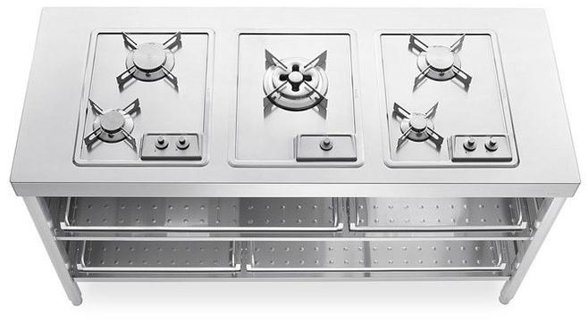 ALPES-INOX Линейная мини-кухня из стали Liberi in cucina sun-id-1361870 - Вид №10