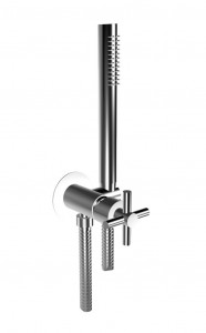 30915 Дуплексный душевой комплект с традиционным смесителем для душа / ванны и биде. Bongio T Cross