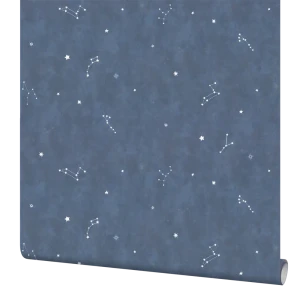 Обои флизелиновые Palitra Home Cosmo синие 1.06 м HC72577-66