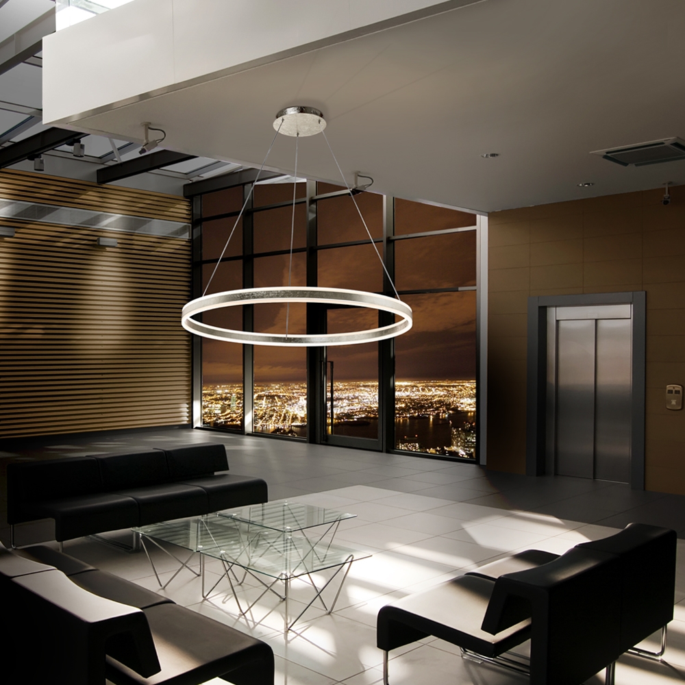 082446 Подвесной светильник 100Ø серебро Schuller Helia - Вид №2