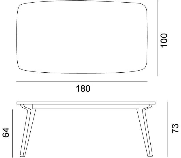 Gervasoni Прямоугольный обеденный стол Brick sun-id-1383261 - Вид №9