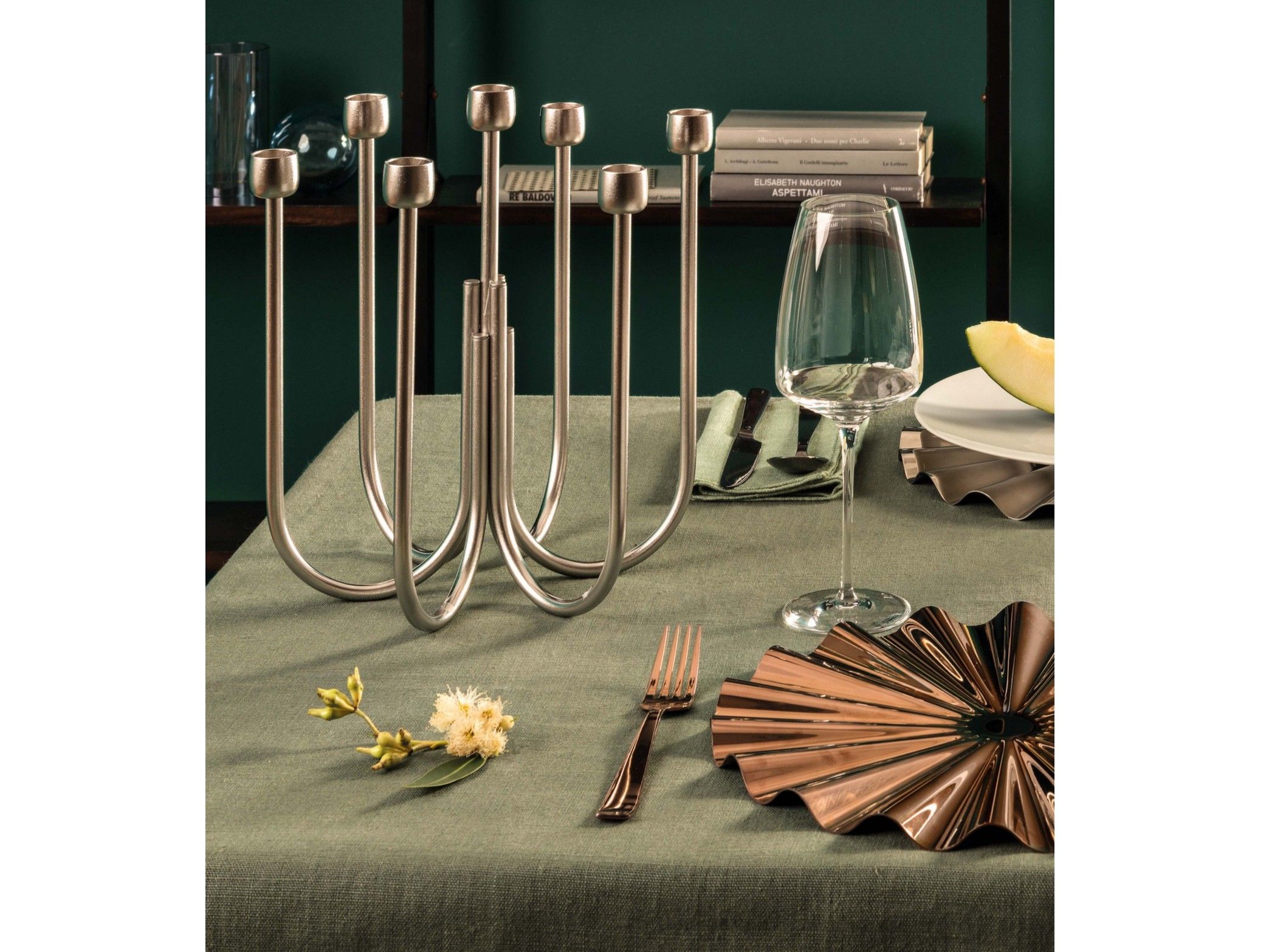 Подсвечник из нержавеющей стали Sambonet Kyma ARCH-00142994 - Вид №1