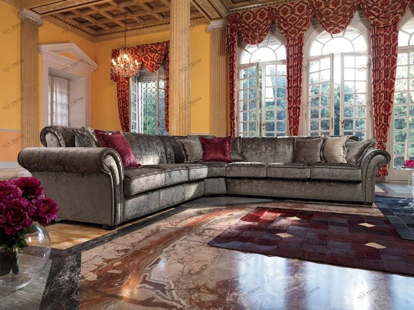 Domingo Salotti Угловой диван в ткани Golden sun-id-1399197