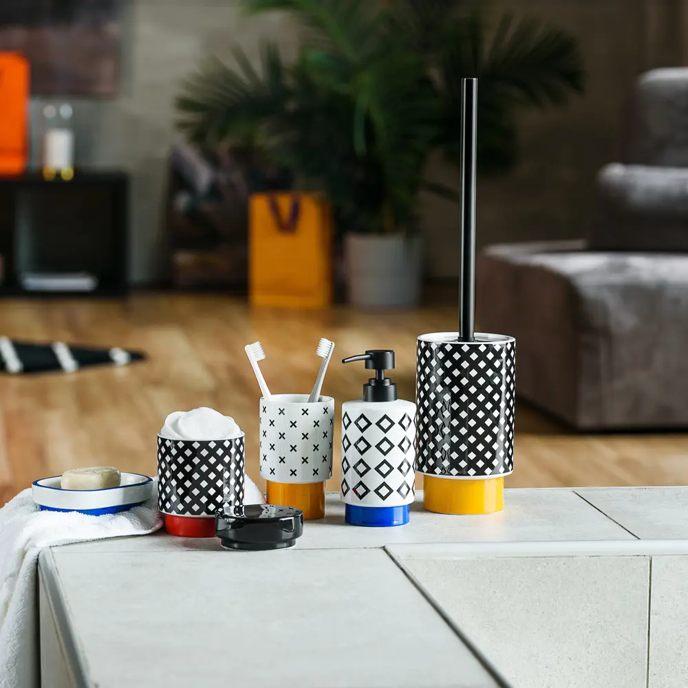 Ёршик для унитаза Moroshka Memphis цвет чёрный STLM-2127139 - Вид №4