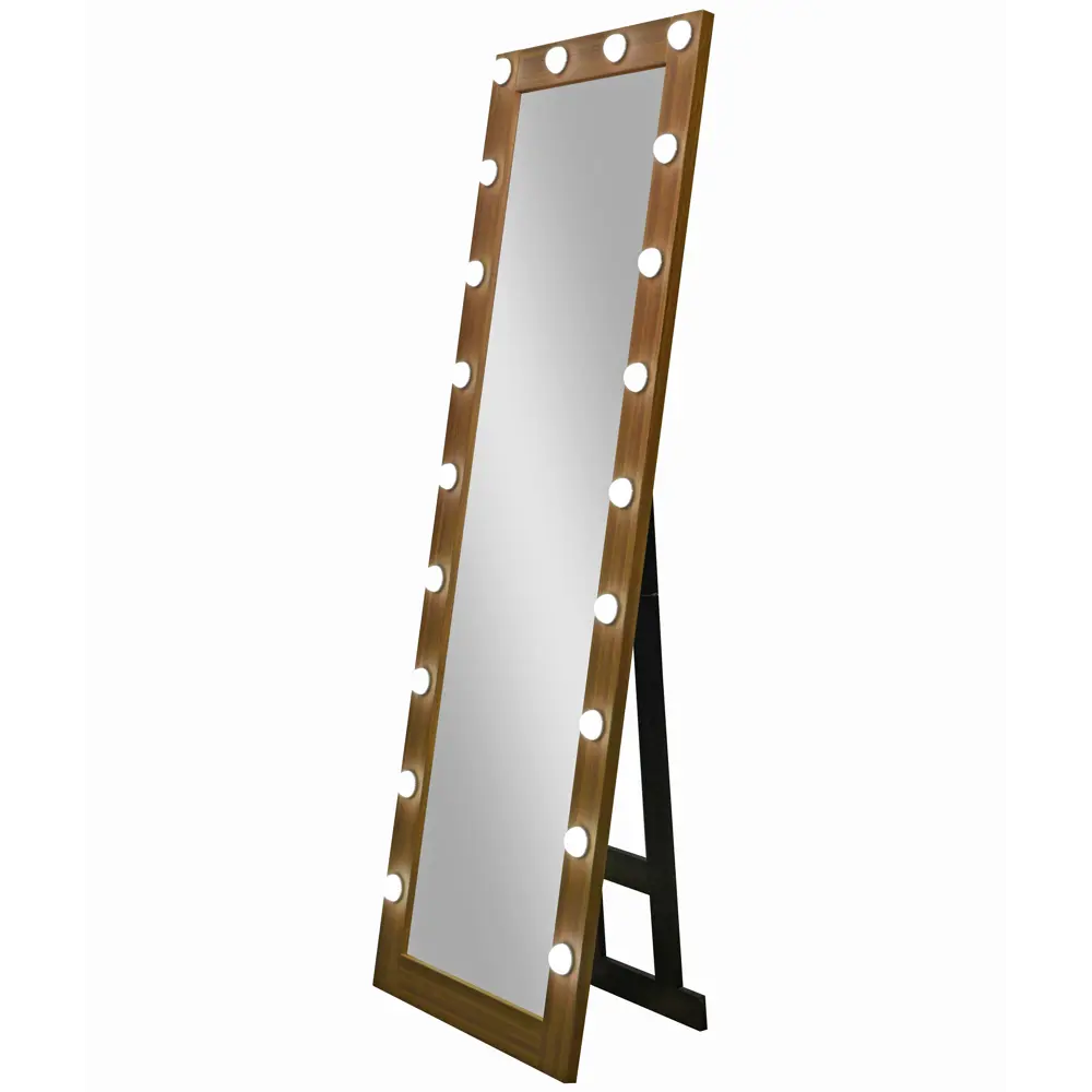 INSPIRE Тибет — гримерное зеркало с подсветкой 60×175 см в багете орех 86728472 STLM-0070989 - Вид №3