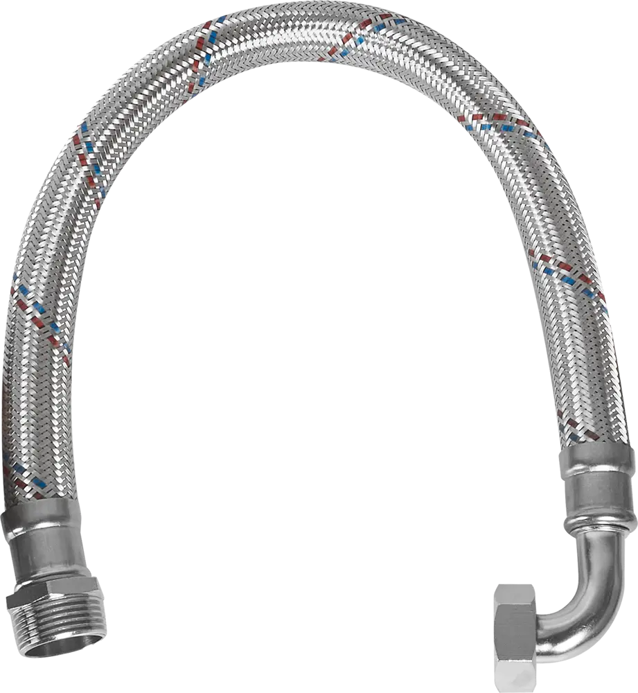 Угловая подводка для воды Aquabeam с резьбой 1 дюйм 60 см 86853136