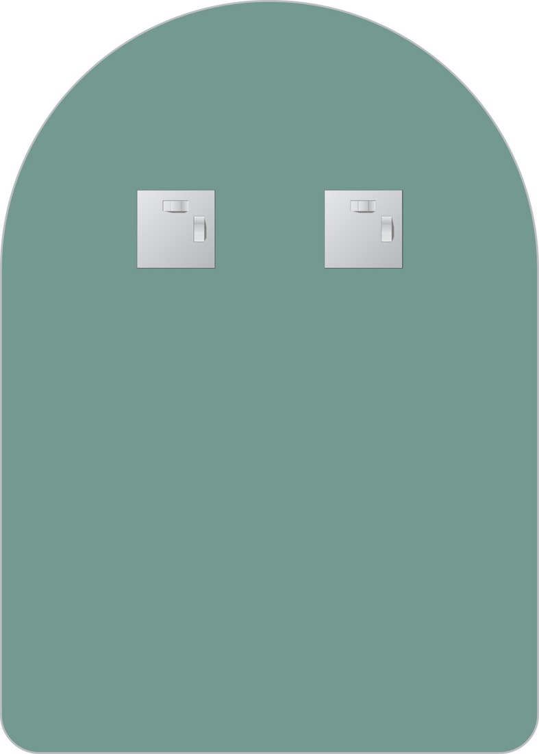 BY 0007 Зеркало со шлифованной кромкой EVOFORM Primary - Вид №2