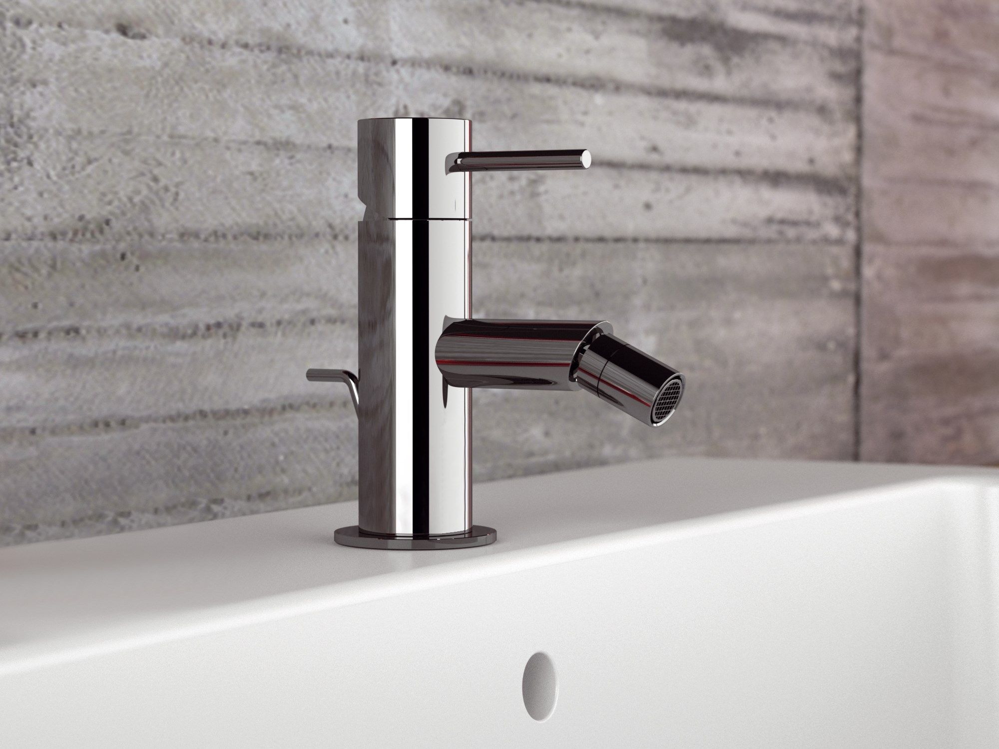 Латунный однорычажный смеситель для биде Rubinetterie Mariani Ultraminimal ARCH-00087207