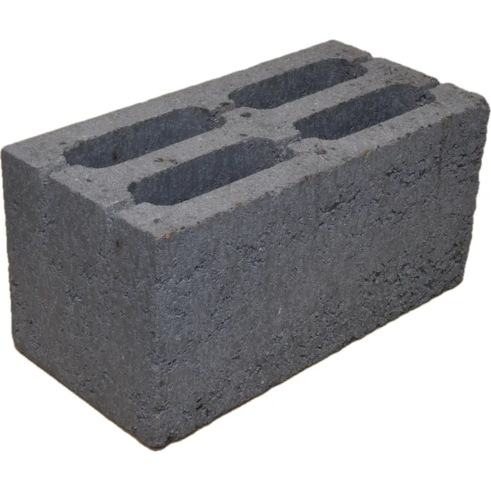 Стеновой блок АКЗ из керамзитобетона 390×190×188 мм для строительства 18738530 STLM-0012294