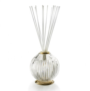 1848B-ELCR 3SC Ароматический диффузор из хрусталя 24% Pbo Прозрачная гравировка Elegance с основанием10.9000 D. 15 - H. 15 / 1.000 мл Fragranza / Eleganza (Work in Progress)