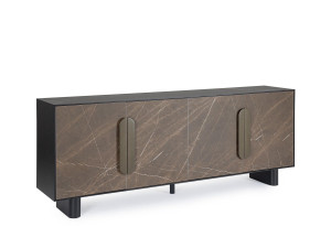 Шкаф из шпона с 4 распашными дверями