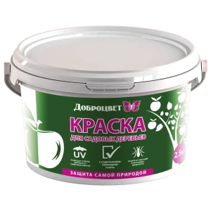 91934391 Краска садовая для деревьев Доброцвет 2.5 кг STLM-1476810