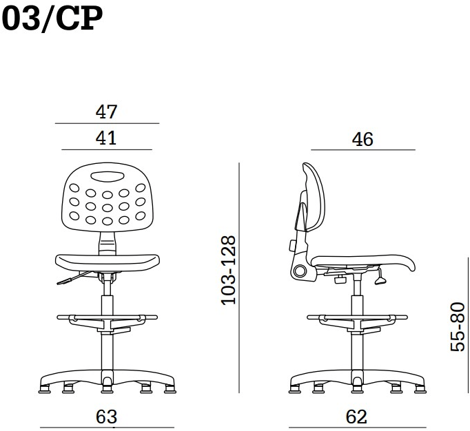 Linea Fabbrica Офисный стул из полиуретана с подставкой для ног Prema sun-id-1492055 - Вид №5