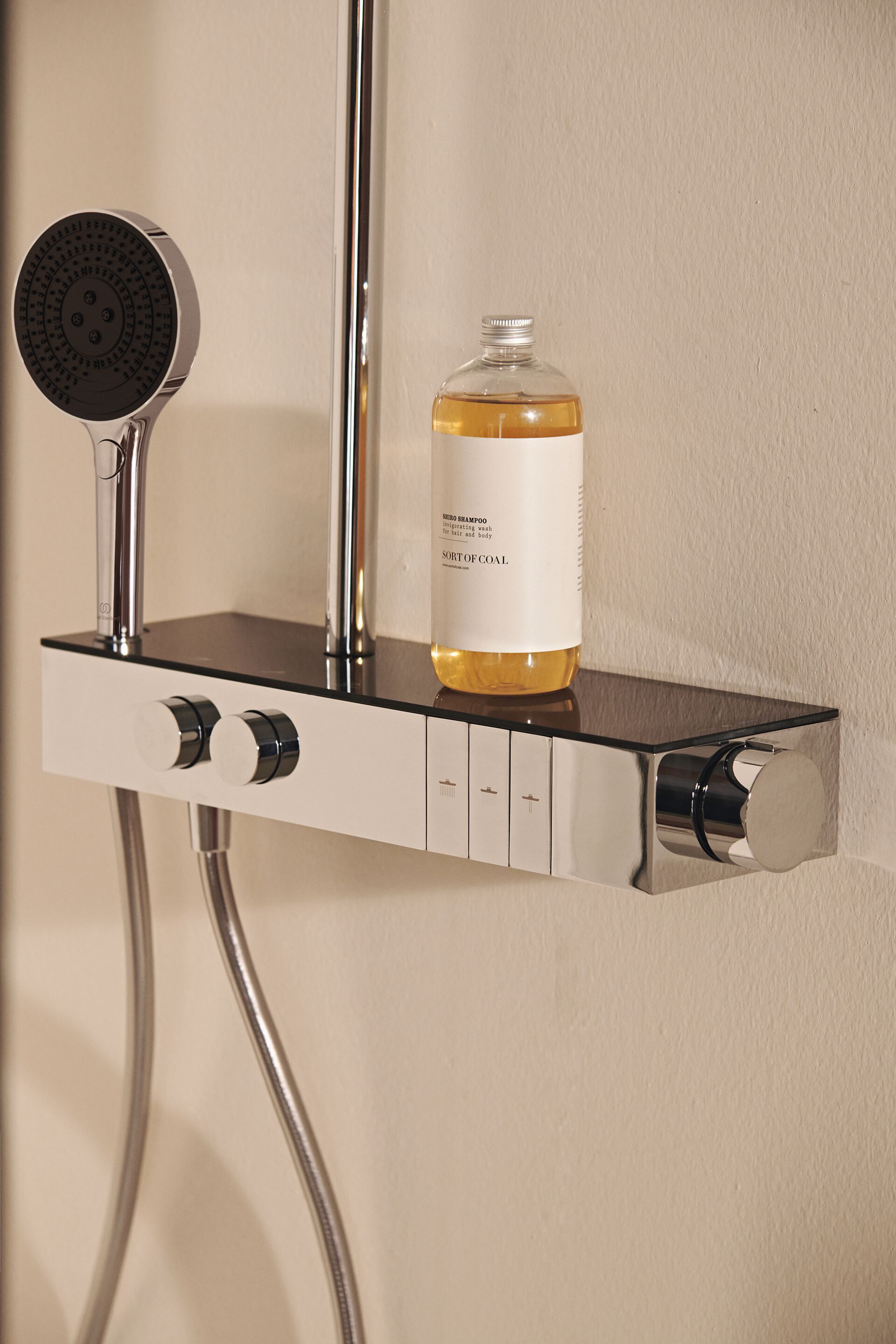 Термостатическая настенная душевая колонна с ручным душем Ideal Standard Ceratherm Solos ARCH-00049434 - Вид №2