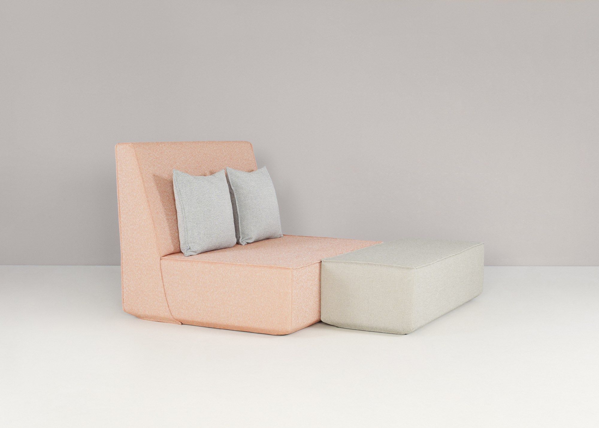 Модульный прямоугольный пуф из ткани Cubit by Mymito ARCH-00027759 - Вид №11