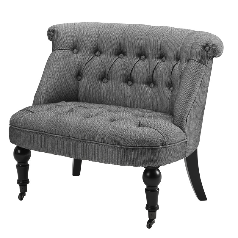 Кресло Camden от Eichholtz темно-серое EICHHOLTZ ДИЗАЙНЕРСКИЕ, EICHHOLTZ 062273 Серый  - Вид №1