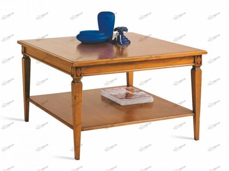 SELVA Высокий квадратный стол из вишни Villa borghese 3371-3370