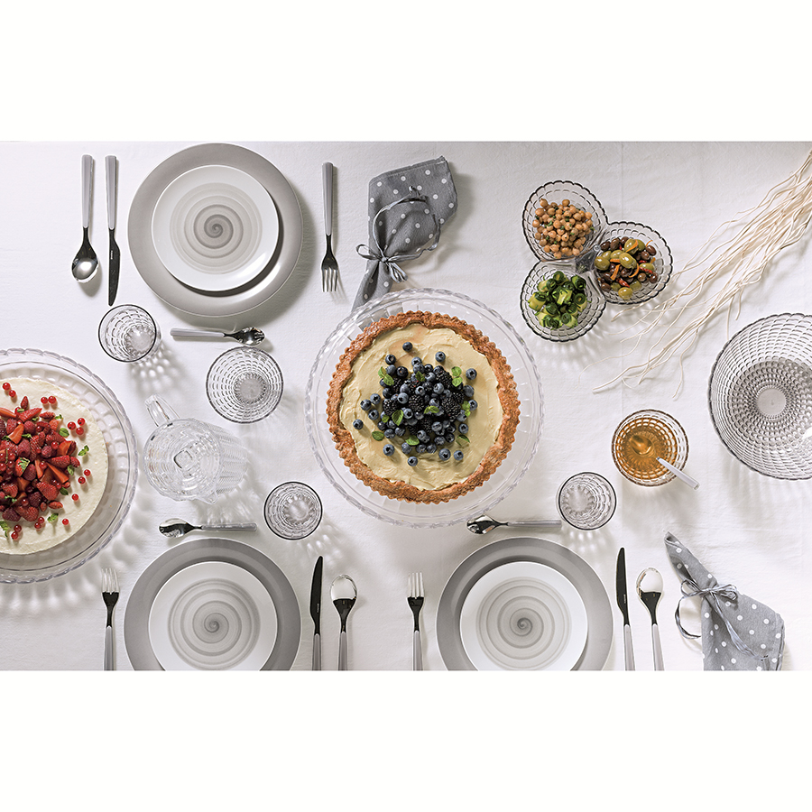 19940139 Блюдо для торта с крышкой, tiffany, D30 см, бежевое Guzzini  - Вид №4