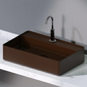 L621107 Накладная раковина на столешницу  прямоугольная A. e T. Italia Fly
