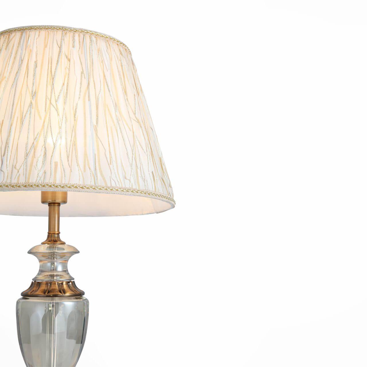 Лампа настольная с абажуром 58х40 см бежевая Assenza SL966.304.01 ST LUCE КЛАССИЧЕСКИЕ 00-3889152 Бежевый;бронза;прозрачный  - Вид №2