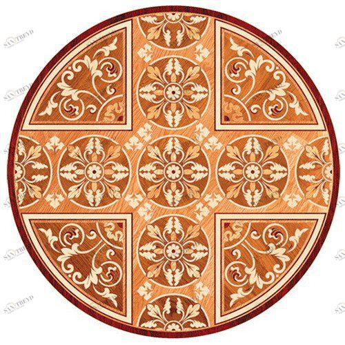 Художественный паркет Da Vinci Розетка 26-164 Дуб Селект (Гладкая) х1000диаметр мм 260090164