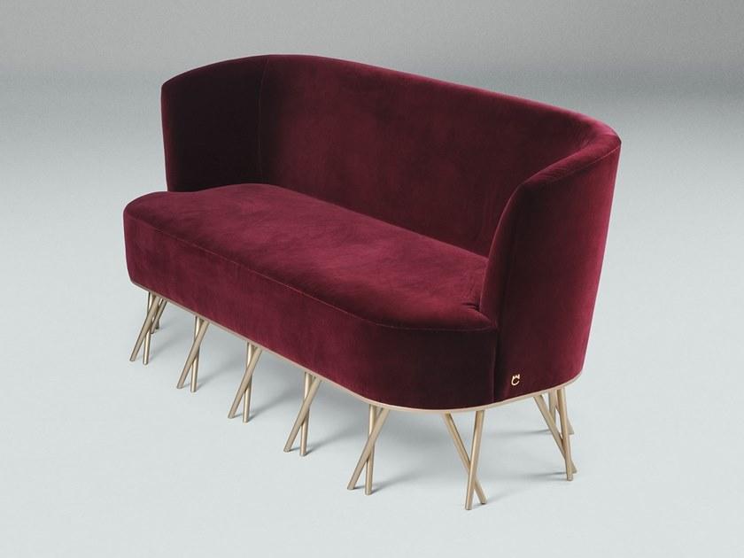 Paolo Castelli Бархатный диван Orus sun-id-1492183 - Вид №2