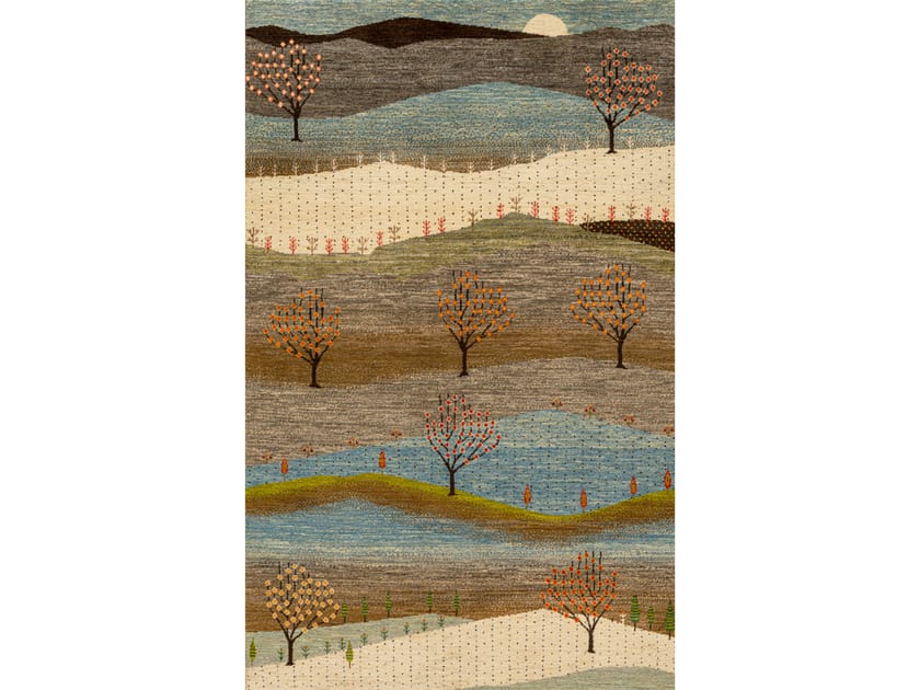 Прямоугольный шерстяной ковер Zollanvari Gabbehs Landscapes ARCH-00067762