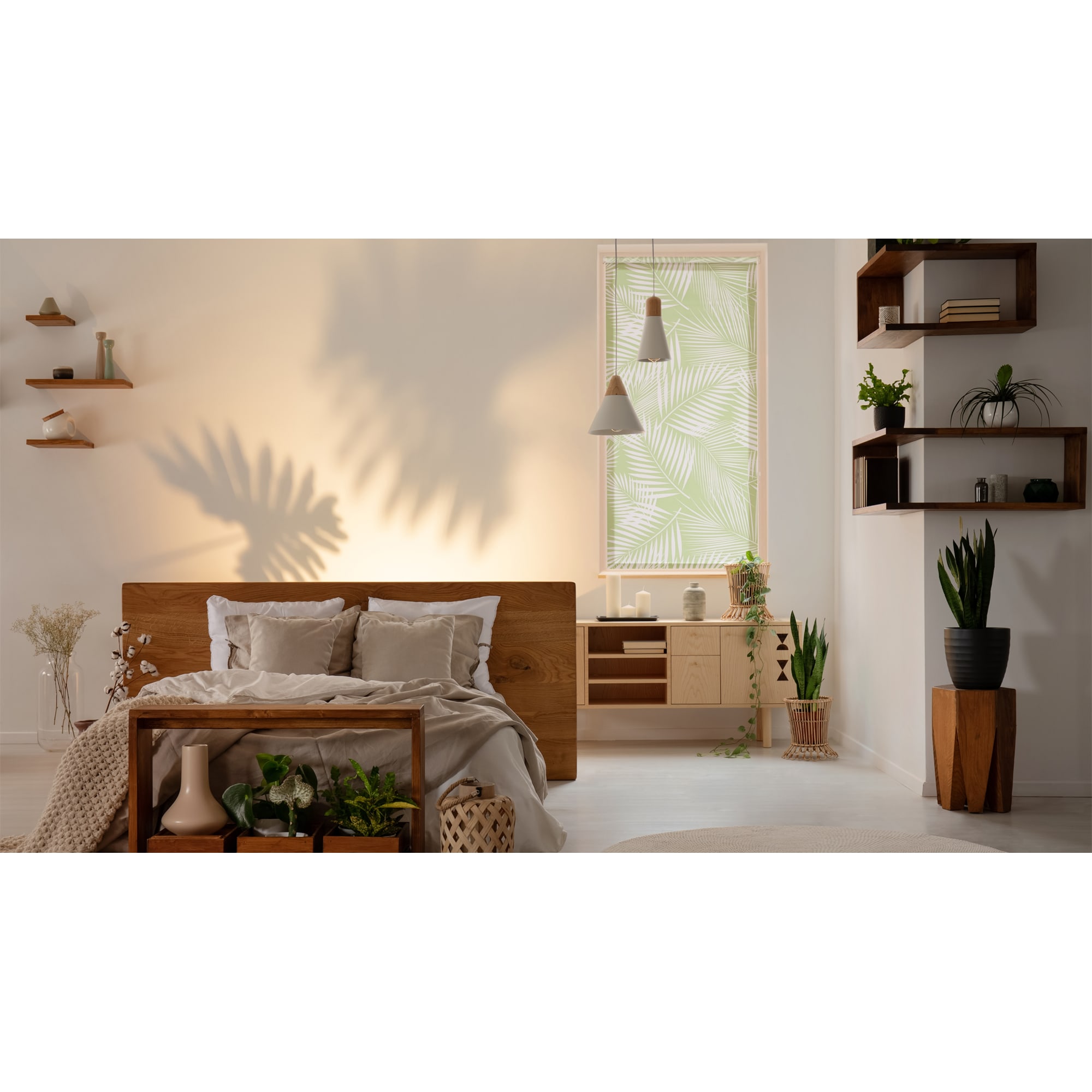 82023862 Штора рулонная «Тропики», 50х160 см, цвет салатовый Santreyd  - Вид №6