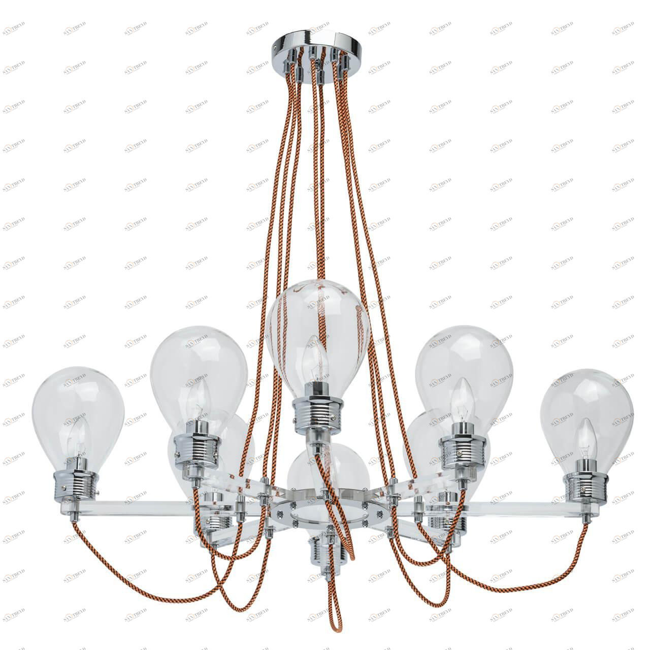 Подвесная люстра MW-Light Атмосфера 2 699010408 MW-LIGHT ДИЗАЙНЕРСКИЕ, АТМОСФЕРА 2 187459 Хром 