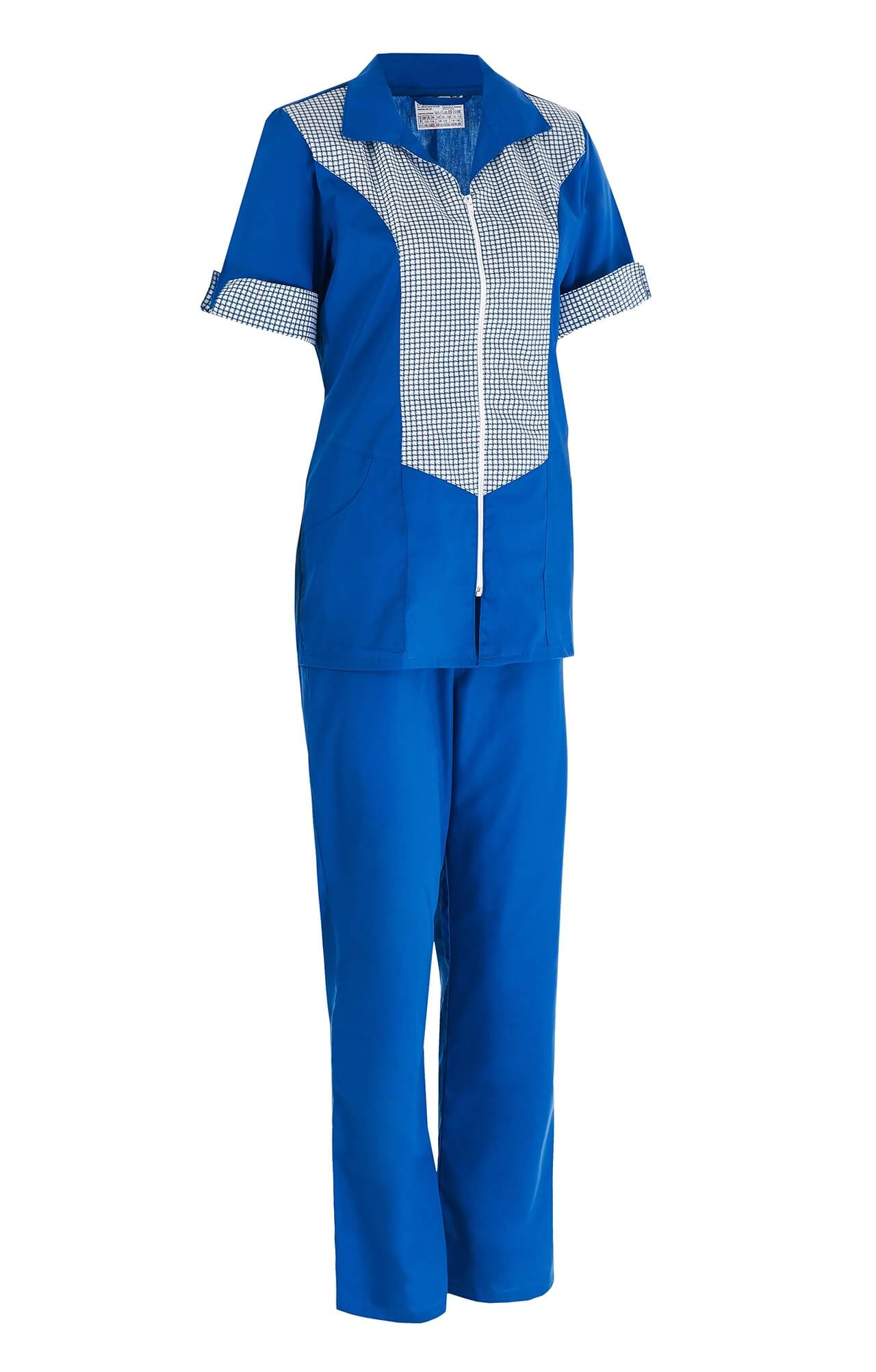 66093 Костюм "Грация" василек  Одежда для обслуживающего персонала  размер 62 Спецодежда  - Вид №2