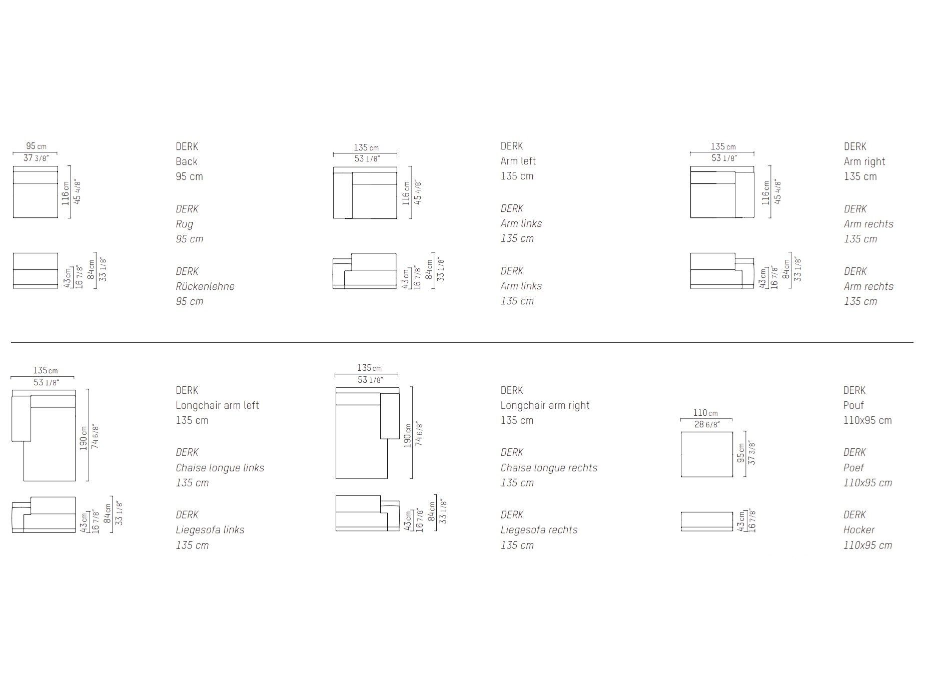 Съемный тканевый диван с полуостровом Piet Boon DERK ARCH-00115747 - Вид №5